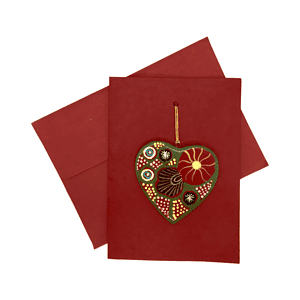 Heart Card - Red