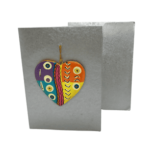 Heart Card - Silver