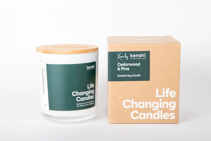 Medium Kenshi Candle – Cedarwood & Pine 220g