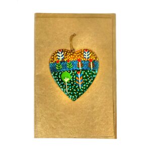 Gold Heart Card - ROR414